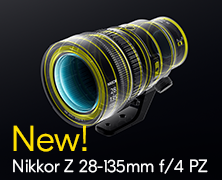 Noul obiectiv Nikkor Z 28-135mm f/4 PZ pentru inregistrare video