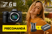 La orice precomanda Nikon 6III primesti o baterie si un rucsac CADOU!